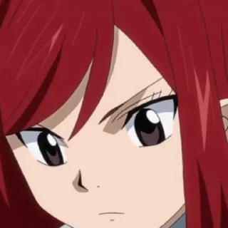 😈 emoji Erza Scarlet 🎥 @RealmOfTheFuture Telegram sticker 11 of 64