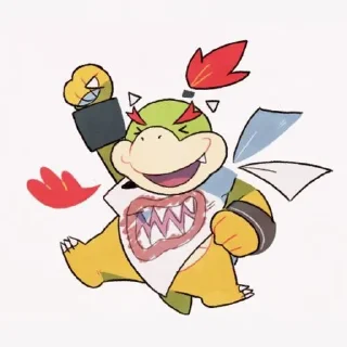 🌟 emoji 🔥⃞░░ Bowser ✷ @KesitoMania Telegram sticker 7 of 100