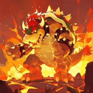 🌟 emoji 🔥⃞░░ Bowser ✷ @KesitoMania Telegram sticker 15 of 100