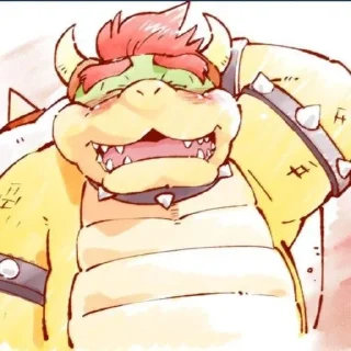 🌟 emoji 🔥⃞░░ Bowser ✷ @KesitoMania Telegram sticker 11 of 100