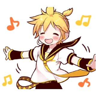 😚 emoji HATSUNE MIKU @Nekostickerss Telegram sticker 10 of 25