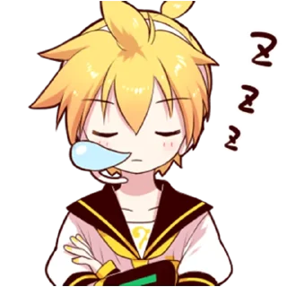 😪 emoji HATSUNE MIKU @Nekostickerss Telegram sticker 22 of 25