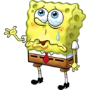 😢 emoji SpongeBob  @stickers4 Telegram sticker 10 of 21