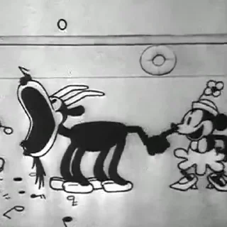 Sticker from Old Disney cartoons @CenterOfSticker