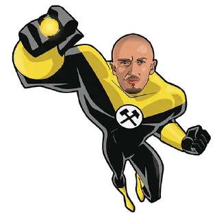🤨 emoji ⚒ ШАХТЕР СОЛИГОРСК ⚒ Telegram sticker 14 of 24