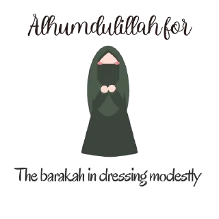 👘 emoji @AlTawwabeen - Alhumdulillah Telegram sticker 16 of 57
