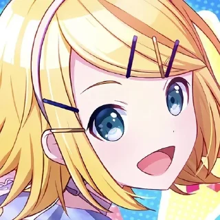 🌟 emoji Kagamine Rin⚡️ @selenasekaii Telegram sticker 12 of 91