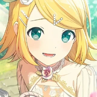 🌟 emoji Kagamine Rin⚡️ @selenasekaii Telegram sticker 9 of 91