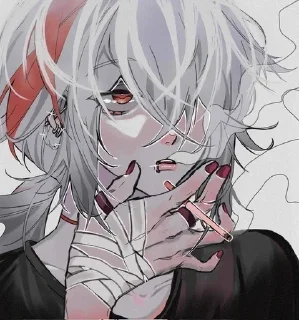 🚬 emoji KazuhaKaedehara Telegram sticker 11 of 32