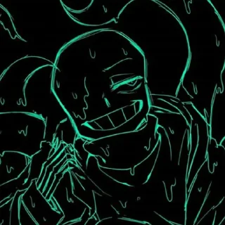 ⚫️ emoji • Nightmare Sans • by : @Undertale_Stickers Telegram sticker 22 of 42
