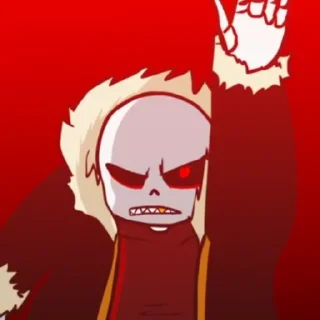 🌹 emoji Fell!Sans by : @Undertale_Stickers Telegram sticker 13 of 32