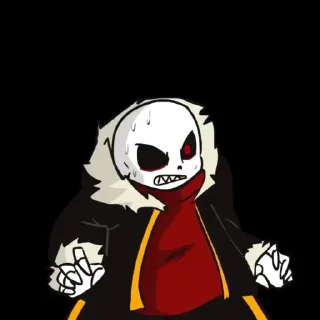 🌹 emoji Fell!Sans by : @Undertale_Stickers Telegram sticker 17 of 32