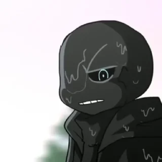🖤 emoji • Nightmare Sans • by : @Undertale_Stickers Telegram sticker 17 of 42