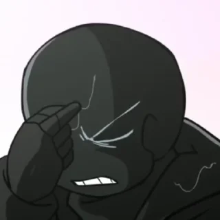 ♠️ emoji • Nightmare Sans • by : @Undertale_Stickers Telegram sticker 16 of 42