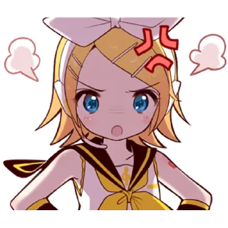 😤 emoji HATSUNE MIKU @Nekostickerss Telegram sticker 17 of 25