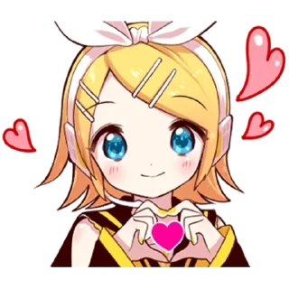 💖 emoji HATSUNE MIKU @Nekostickerss Telegram sticker 7 of 25