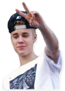 👋 emoji Justin Bieber Telegram sticker 14 of 16