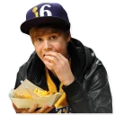 🍟 emoji Justin Bieber Telegram sticker 15 of 16
