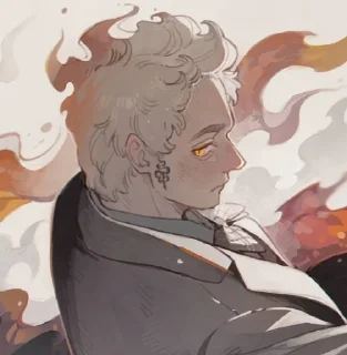 🌟 emoji good omens: Aziraphale Telegram sticker 18 of 55