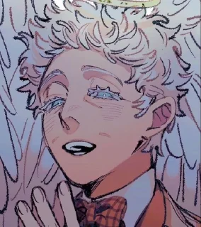 🌟 emoji good omens: Aziraphale Telegram sticker 11 of 55