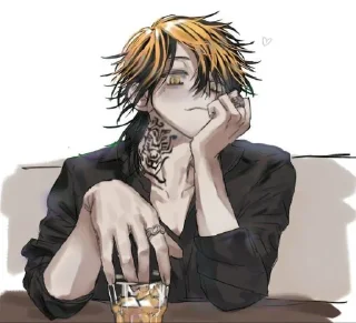 🍷 emoji Kazutora Telegram sticker 12 of 56