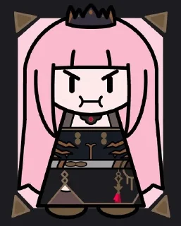 😠 emoji Mori Calliope Telegram sticker 13 of 120