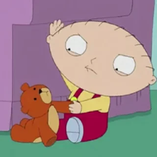 😐 emoji 'Family Guy | @iStickerLand, Telegram sticker 14 of 50