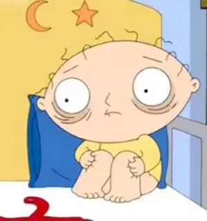 😐 emoji 'Family Guy | @iStickerLand, Telegram sticker 22 of 50