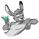 💋 emoji Bunny Telegram sticker 6 of 59