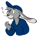 🤔 emoji Bunny Telegram sticker 24 of 59