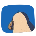 😨 emoji Diggy animated All Telegram sticker 5 of 50