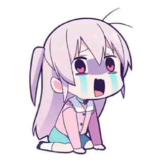 😭 emoji 𝓑𝔂" @LollyGif|@LollySticker "🦄💜 Telegram sticker 23 of 34