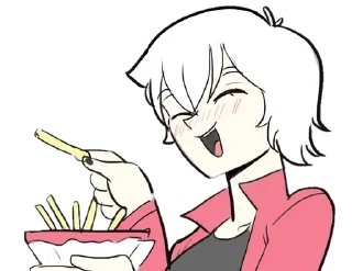 Sticker from Albedo's Chaquetrix Pack