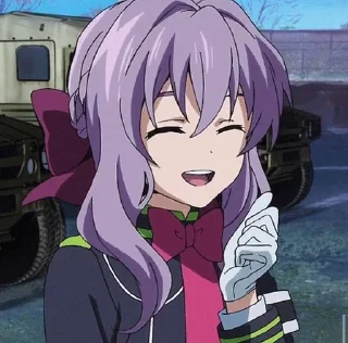 🌟 emoji ✠ Shinoa Hiiragi ※ @KesitoMania Telegram sticker 20 of 80