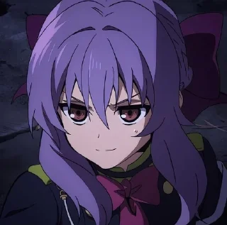 🌟 emoji ✠ Shinoa Hiiragi ※ @KesitoMania Telegram sticker 18 of 80