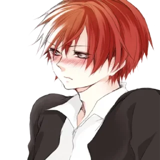 😳 emoji Akabane karma Telegram sticker 11 of 50