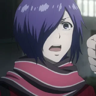 ❄ emoji Touka Kirishima Telegram sticker 6 of 33