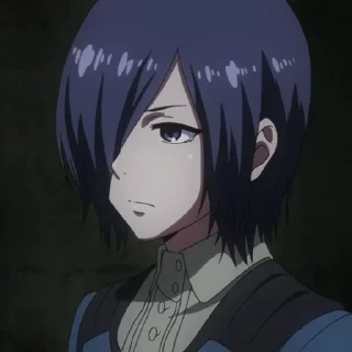 ❄ emoji Touka Kirishima @WARAWSHW Telegram sticker 11 of 85