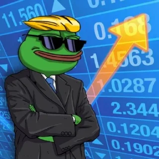 🌟 emoji Wall Street Pepe Telegram sticker 5 of 15