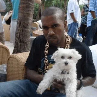 😐 emoji 'Kanye West | @iStickerLand, Telegram sticker 9 of 56