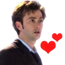 😍 emoji David Tennant Telegram sticker 8 of 106