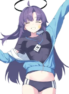 🌟 emoji Hayase Yuuka ¤ @KesitoMania Telegram sticker 18 of 64