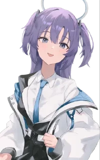 🌟 emoji Hayase Yuuka ¤ @KesitoMania Telegram sticker 23 of 64