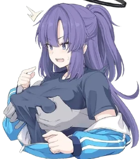 🌟 emoji Hayase Yuuka ¤ @KesitoMania Telegram sticker 9 of 64