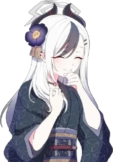🌟 emoji ☓ Onikata Kayoko ⨳ @KesitoMania Telegram sticker 6 of 120