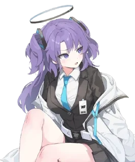 🌟 emoji Hayase Yuuka ¤ @KesitoMania Telegram sticker 24 of 64