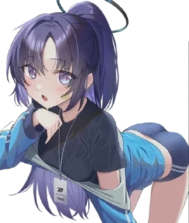 🌟 emoji Hayase Yuuka ¤ @KesitoMania Telegram sticker 15 of 64