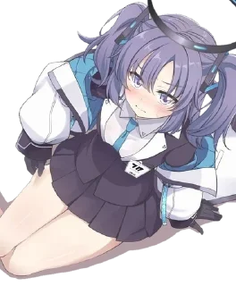 🌟 emoji Hayase Yuuka ¤ @KesitoMania Telegram sticker 16 of 64