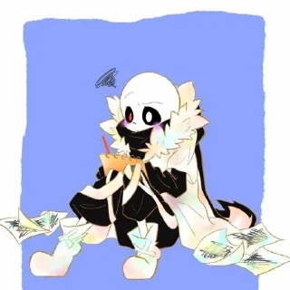 🖤 emoji •× Cross ×• by : @Undertale_Stickers Telegram sticker 5 of 80