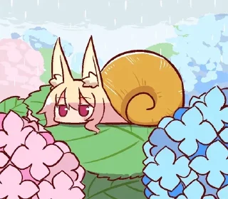 🐌 emoji Kitsune | @Onishiki @OniGP Telegram sticker 7 of 89